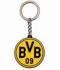 Borussia Dortmund BVB Double Sided Metal Crest Keychain