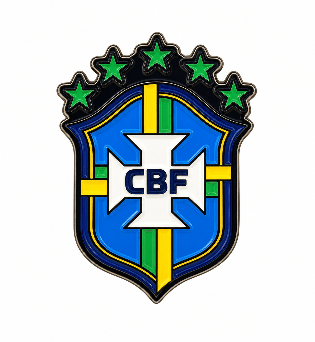 Brazil CBF National Team Logo Enamel Pin | SoccerWearhouse