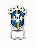 Brazil National Team CBF Full Color Metal Bottle Opener