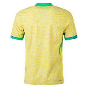 Nike Mens Brazil Home Jersey 24/25 (Dynamic Yellow/Lemon Chiffon/Green Spark)
