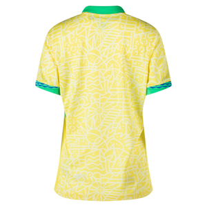 Nike Womens Brazil Home Jersey 24/25 (Dynamic Yellow/Lemon Chiffon/Green Spark)
