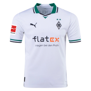 Puma Borussia Monchengladbach Home Jersey w/ Bundesliga Patch 23/24 (Puma White/Power Green)