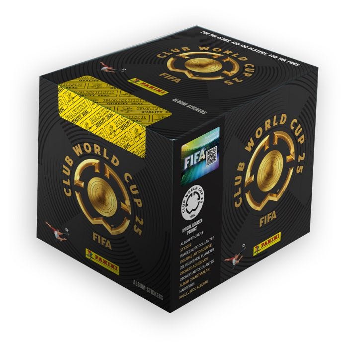 Panini Club World Cup 2025 Sticker Box (Multi)