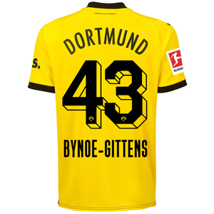Puma Borussia Dortmund Bynoe Gittens Home Jersey w Bundesliga