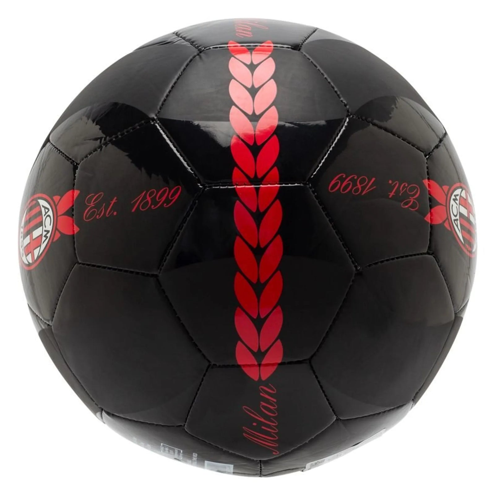 Puma AC Milan Prematch Mini Soccer Ball (Black/Red)