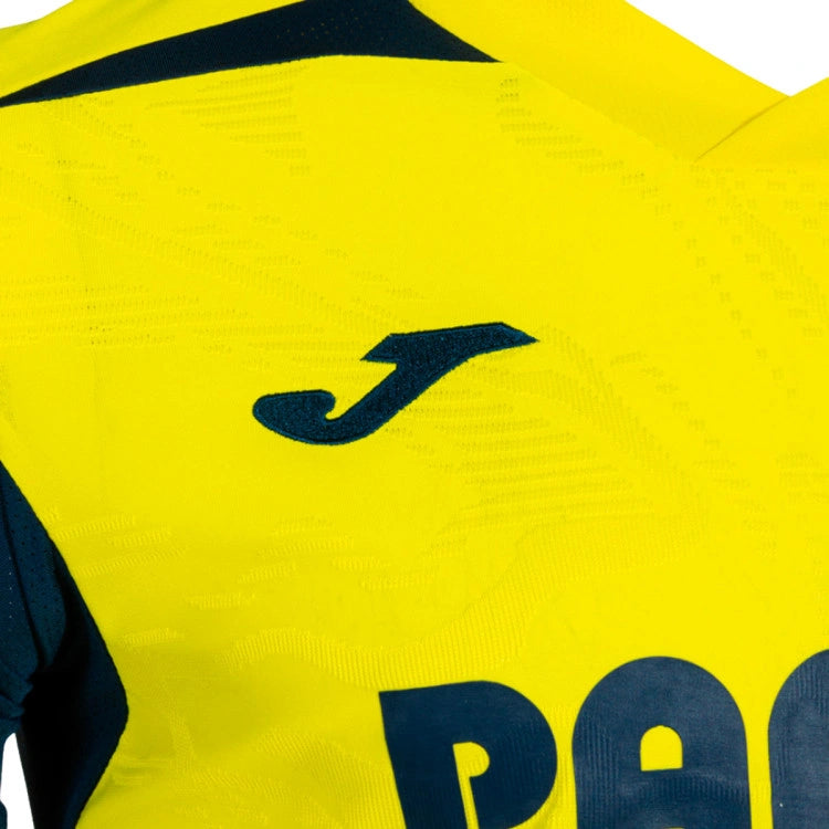 Joma Mens Villarreal Home Jersey w/ La Liga Patch 26/27 (Yellow)