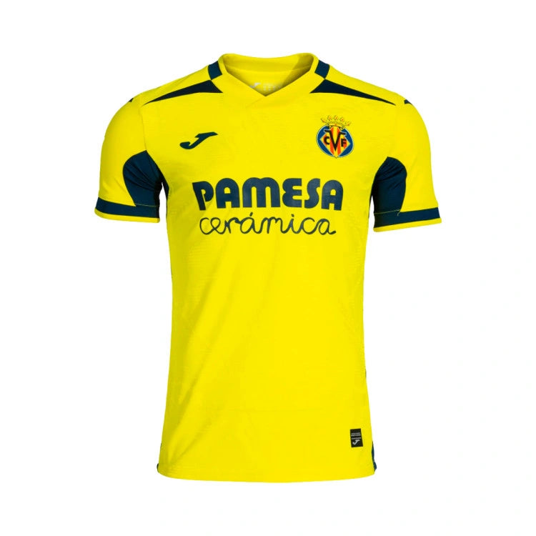 Joma Mens Villarreal Home Jersey w/ La Liga Patch 26/27 (Yellow)