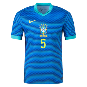 Nike Brazil Authentic Casemiro Away Jersey 24/25 Soar/Dynamic Yellow)
