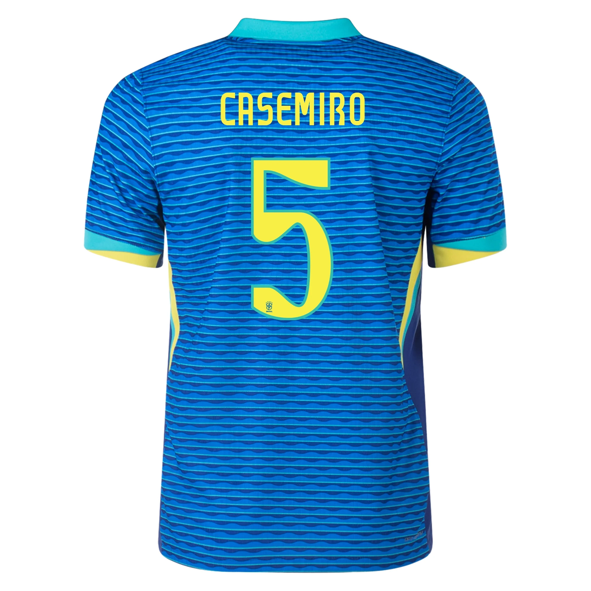 Nike Brazil Authentic Casemiro Away Jersey 24/25 Soar/Dynamic Yellow)