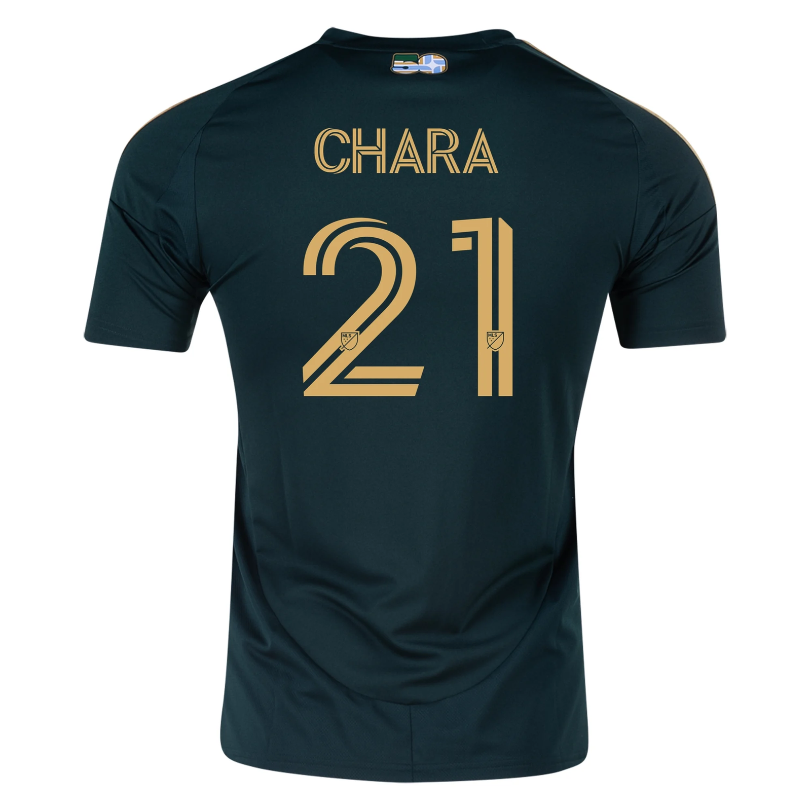 adidas Portland Timbers Diego Chará Home Jersey 25/26 (Green/Gold)