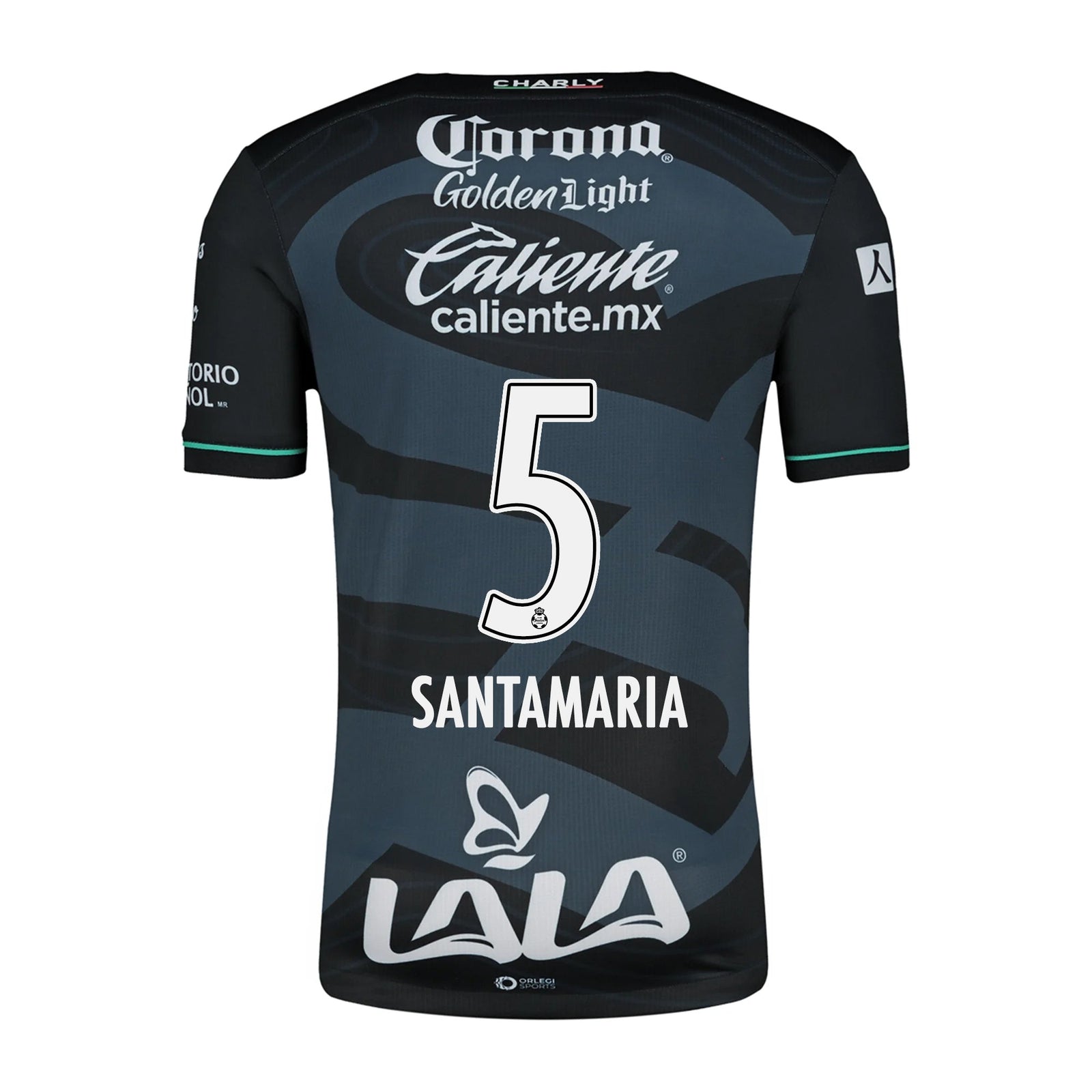 Charly Anderson Santamaria Santos Third Jersey 24/25 (Black/Grey) | SoccerWearhouse