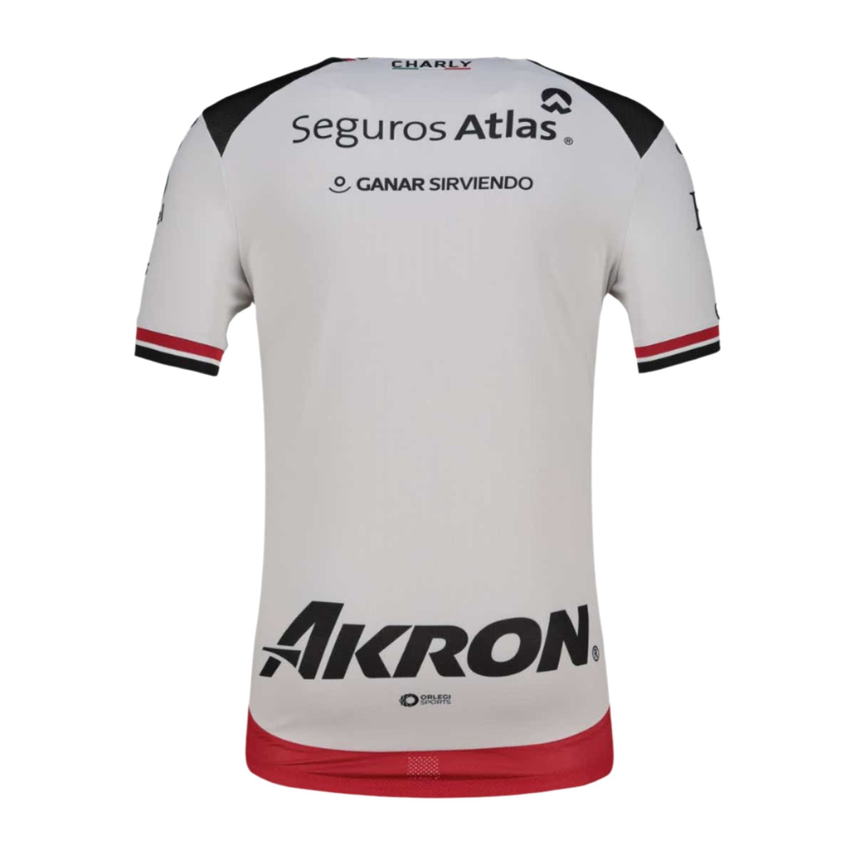 Charly Atlas 25/26 Away Jersey (White) | SoccerWearhouse