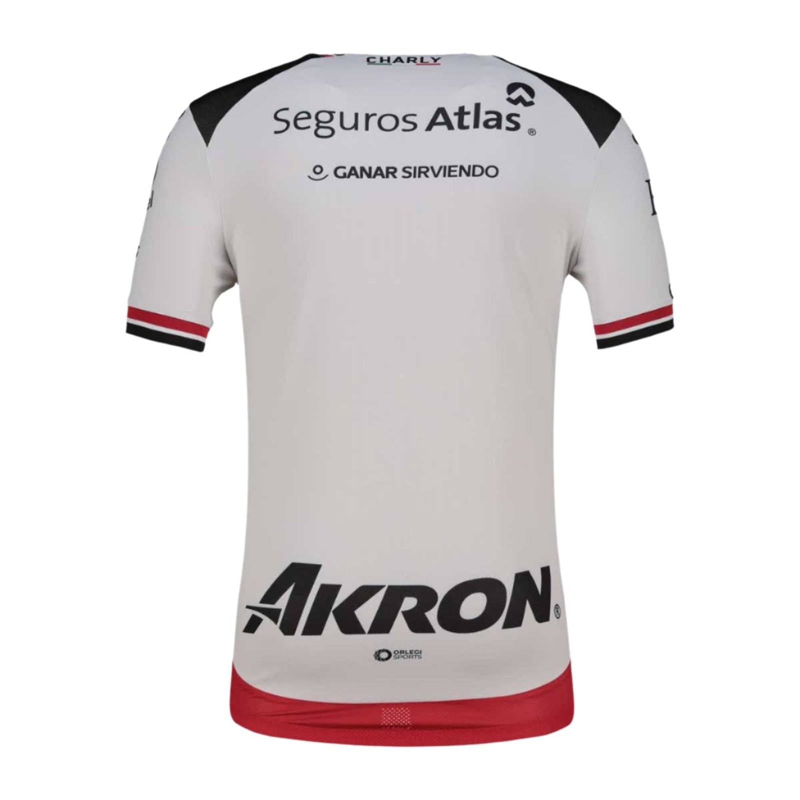 Charly Atlas 25/26 Away Jersey (White) | SoccerWearhouse