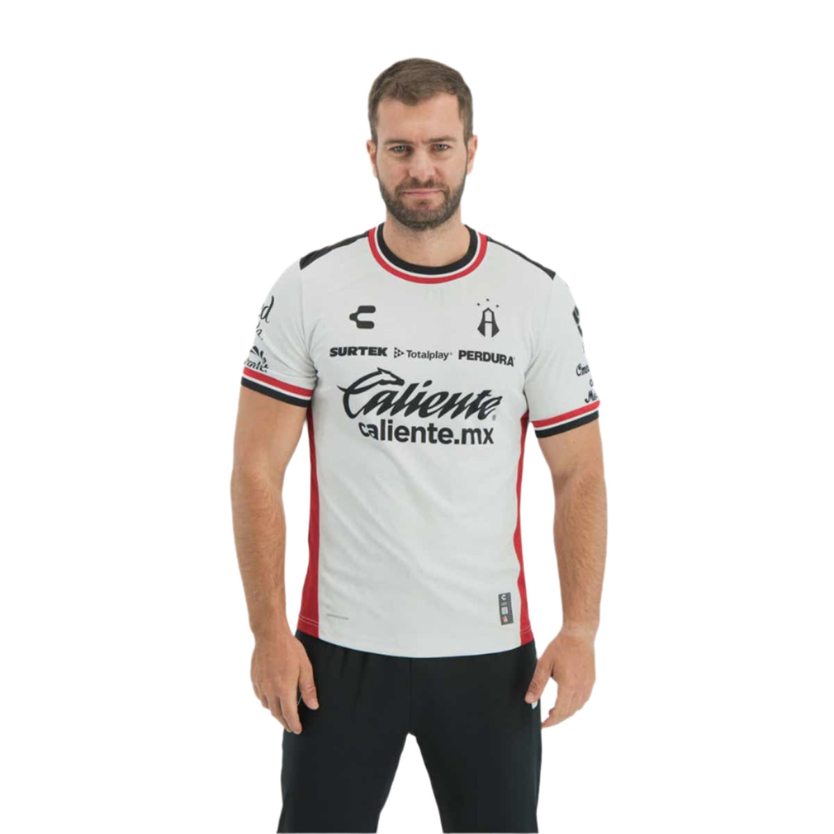 Charly Atlas 25/26 Away Jersey (White) | SoccerWearhouse