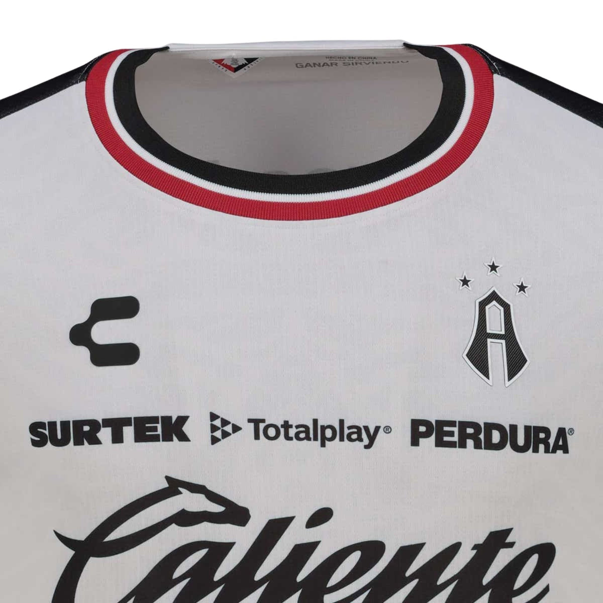 Charly Atlas 25/26 Away Jersey (White) | SoccerWearhouse
