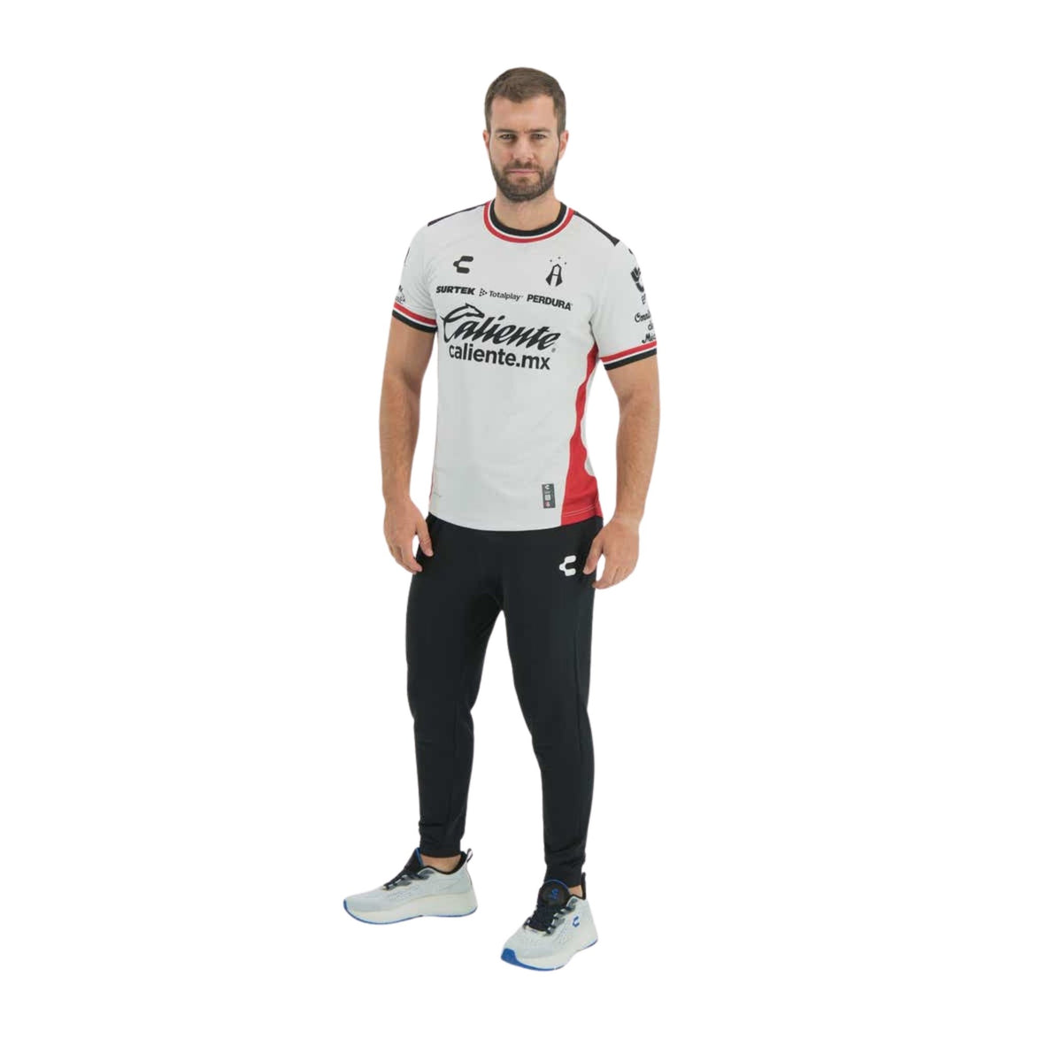 Charly Atlas 25/26 Away Jersey (White) | SoccerWearhouse