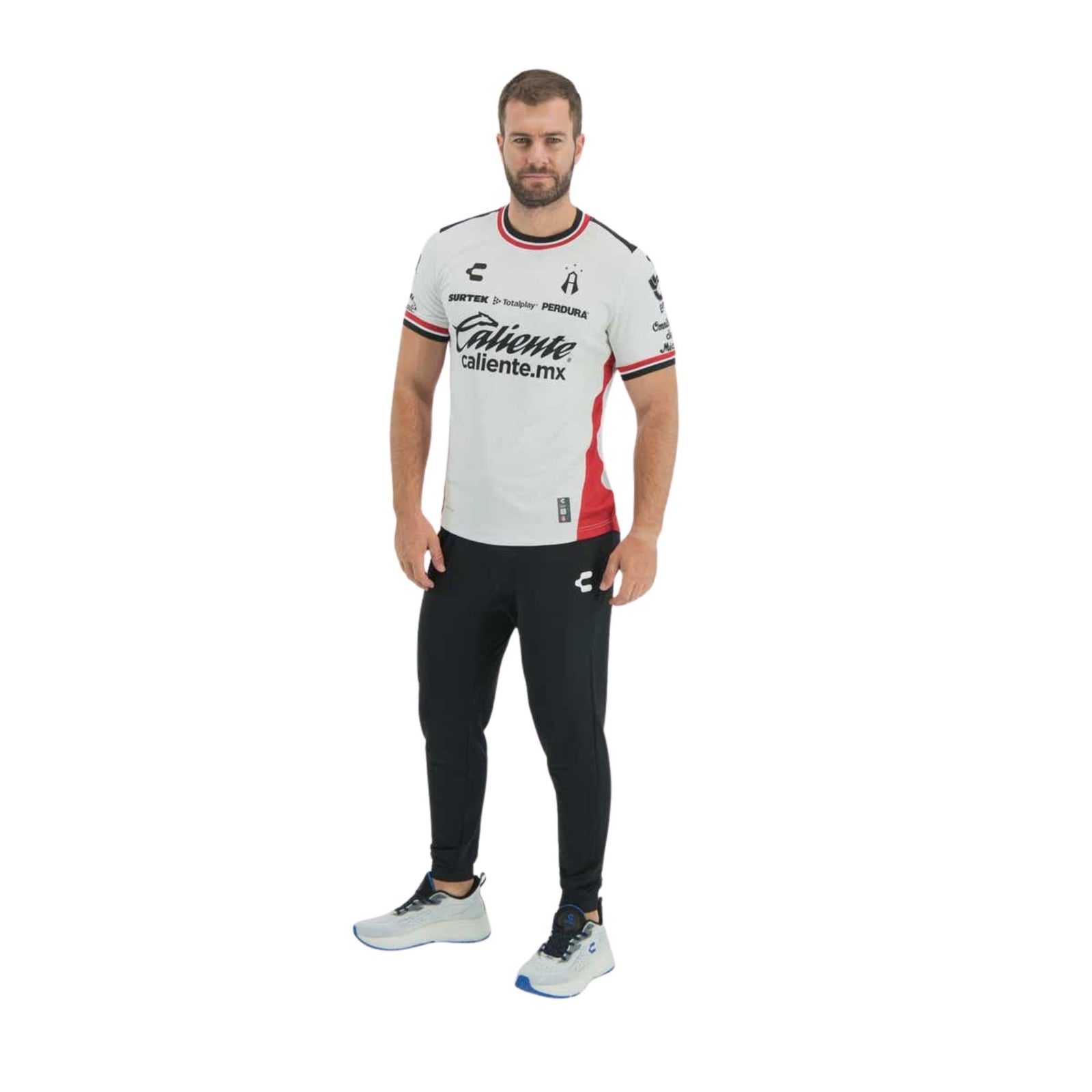 Charly Atlas 25/26 Away Jersey (White) | SoccerWearhouse