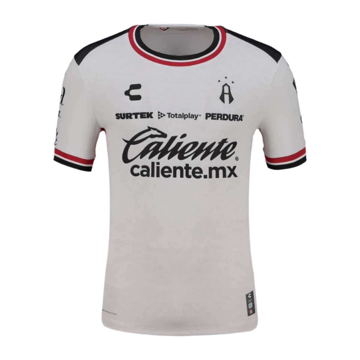 Charly Atlas 25/26 Away Jersey (White) | SoccerWearhouse