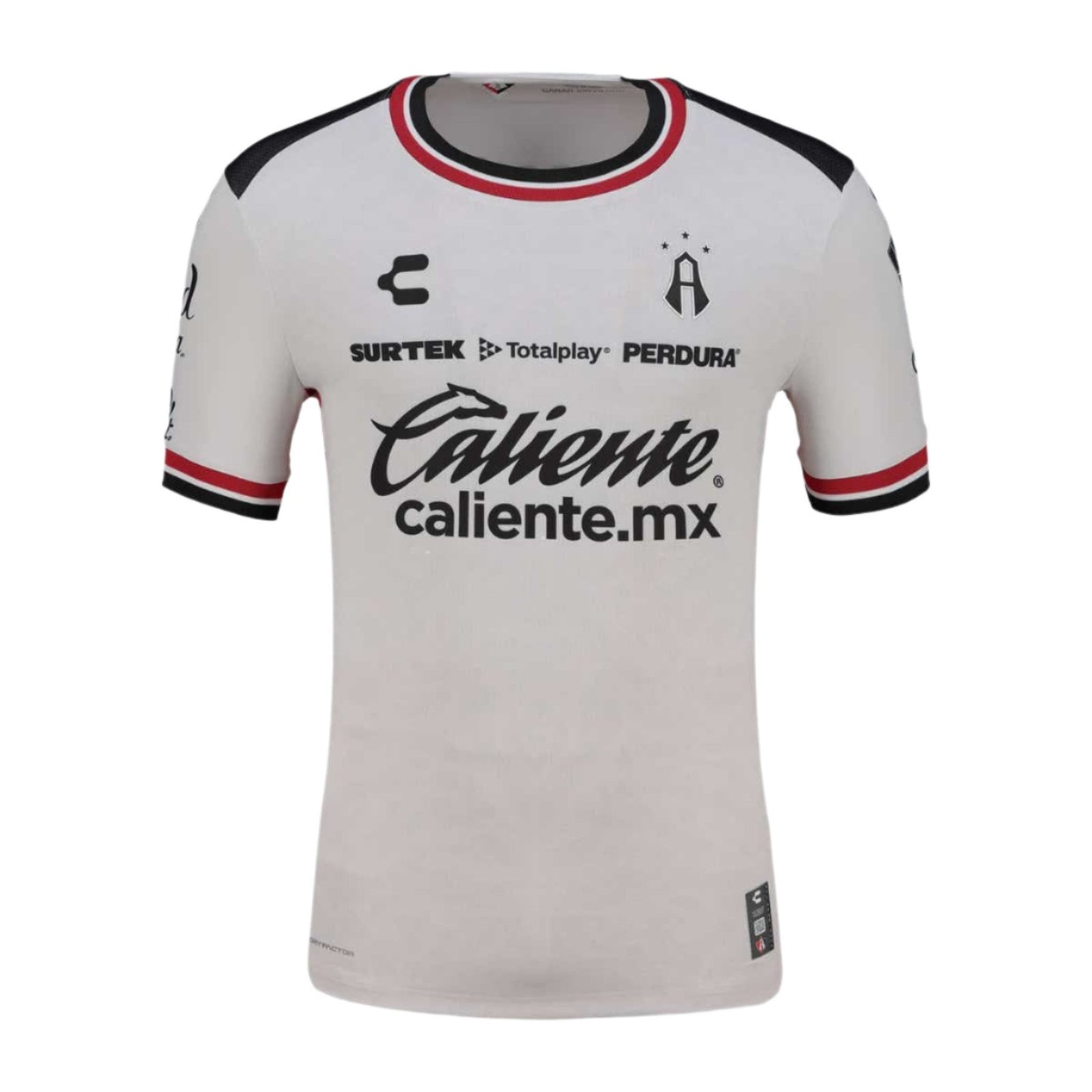 Charly Atlas 25/26 Away Jersey (White) | SoccerWearhouse