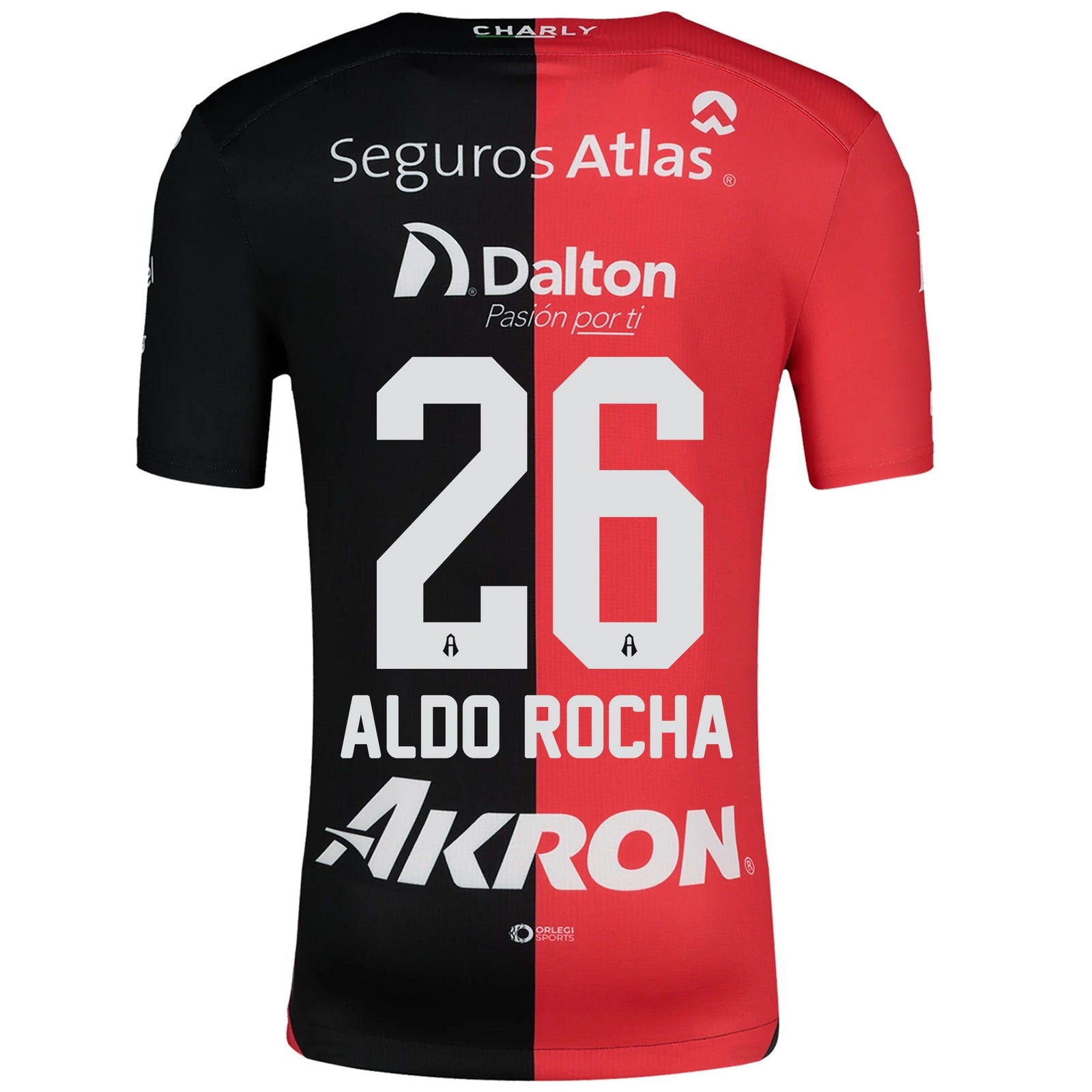 Charly Atlas Aldo Rocha Home Jersey 24/25 (Red/Black) | SoccerWearhouse