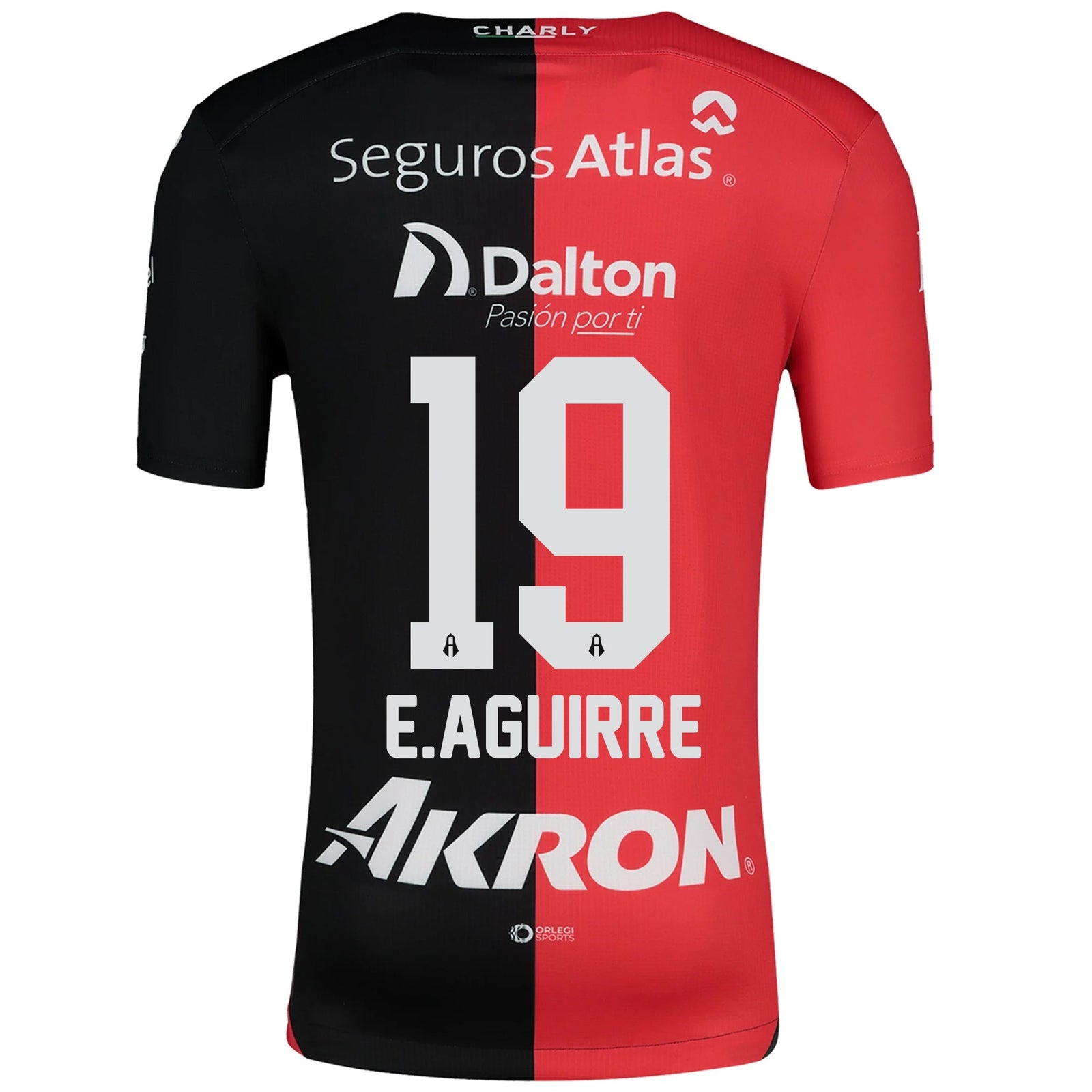 Charly Atlas Eduardo Aguirre Home Jersey 24/25 (Red/Black) | SoccerWearhouse