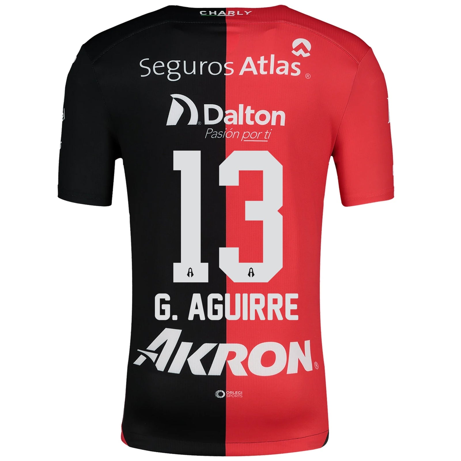 Charly Atlas Gaddi Aguirre Home Jersey 24/25 (Red/Black) | SoccerWearhouse