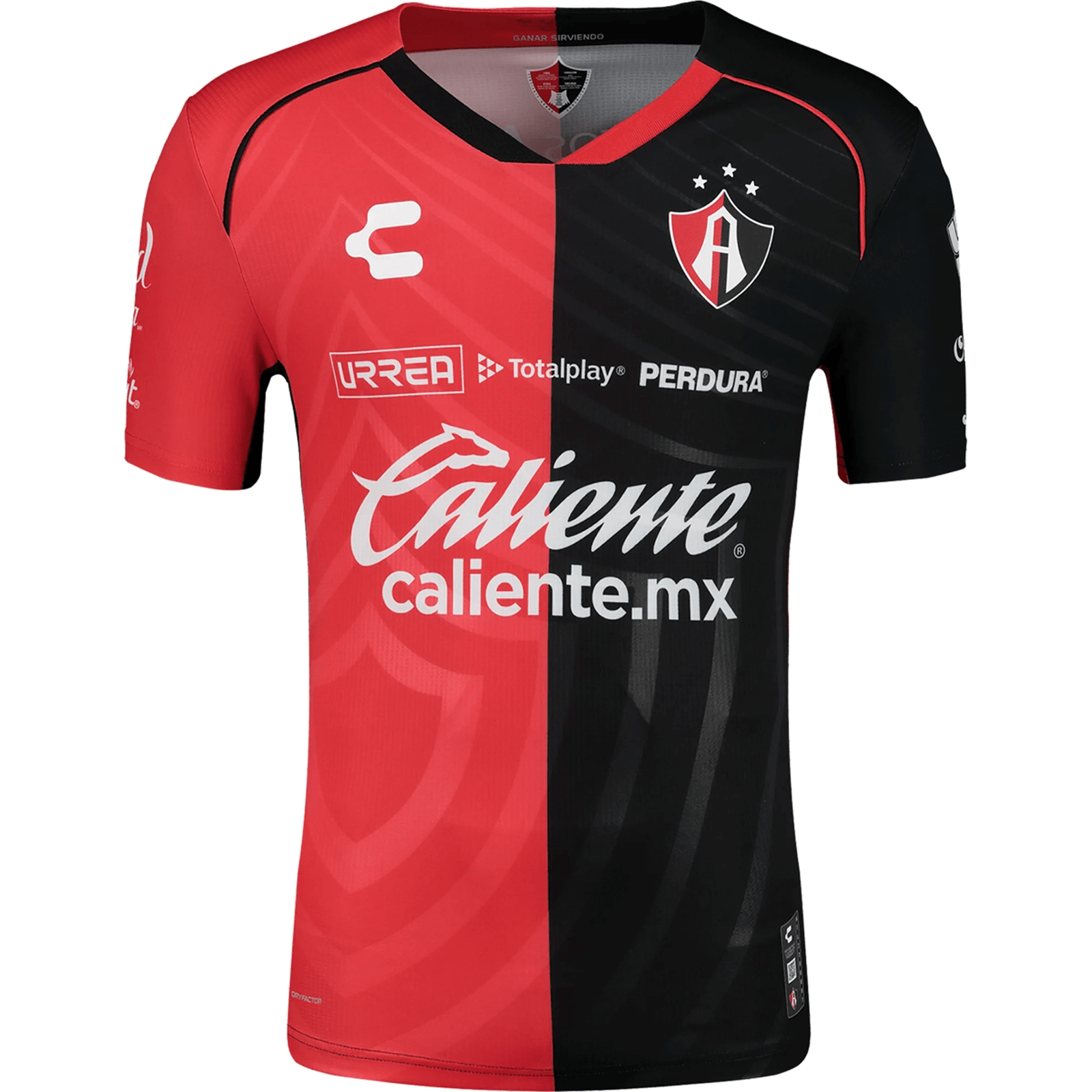 Charly Atlas Idekel Dominguez Home Jersey 24/25 (Red/Black) | SoccerWearhouse