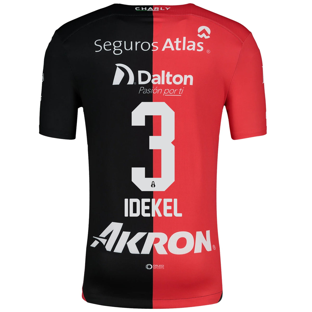 Charly Atlas Idekel Dominguez Home Jersey 24/25 (Red/Black) | SoccerWearhouse