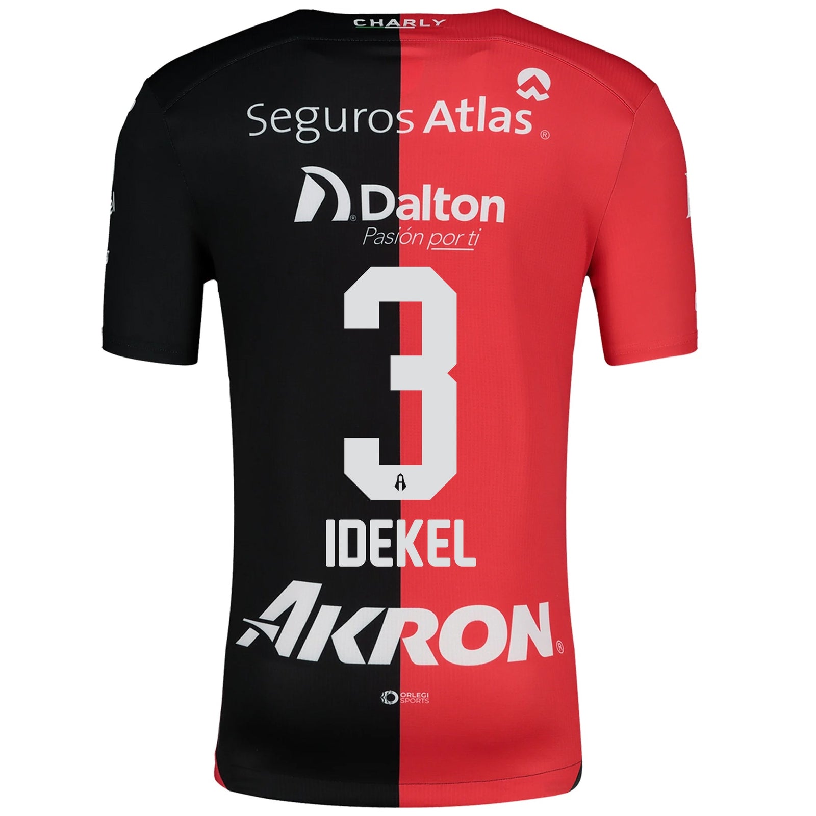 Charly Atlas Idekel Dominguez Home Jersey 24/25 (Red/Black) | SoccerWearhouse