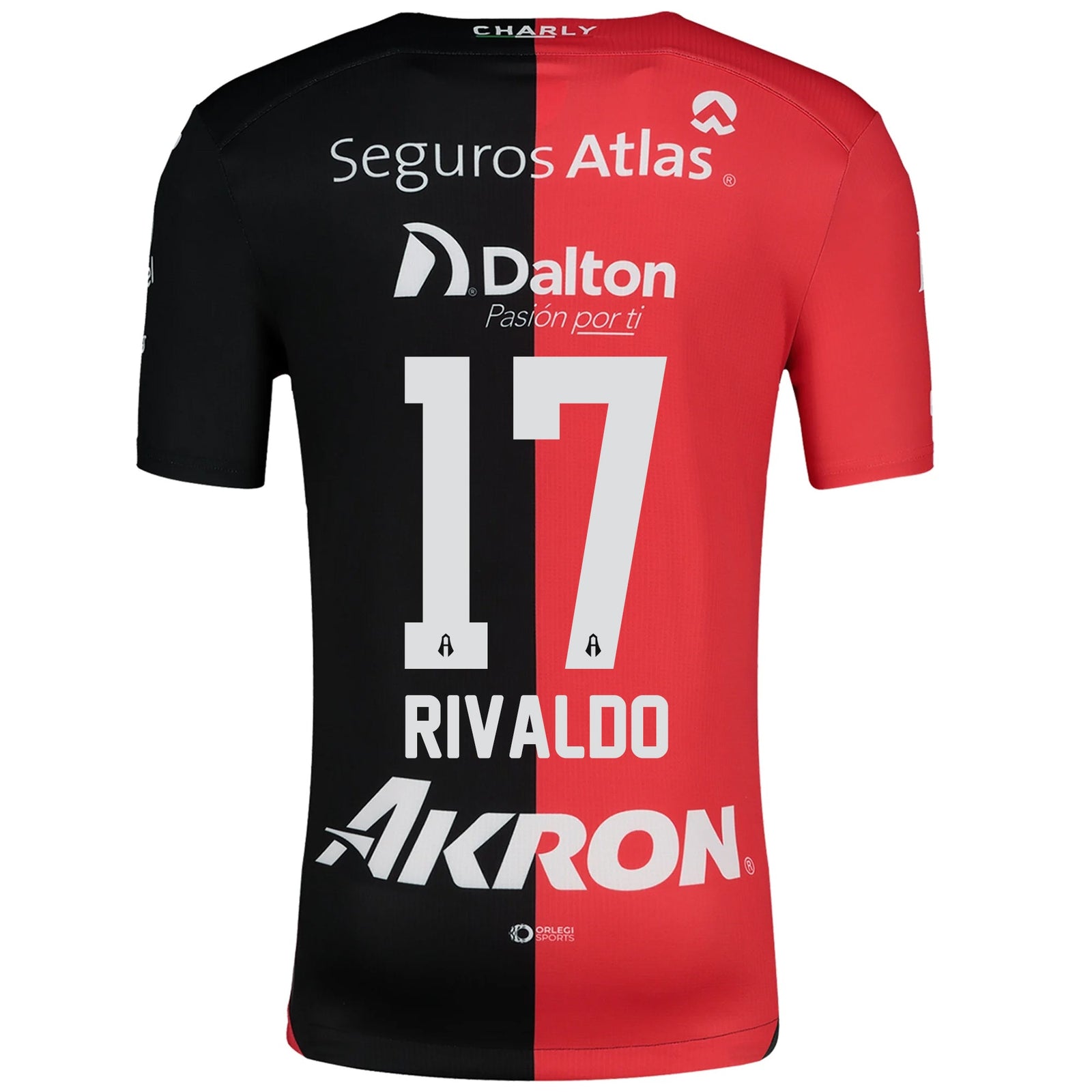 Charly Atlas Jose Lozano Home Jersey 24/25 (Red/Black) | SoccerWearhouse