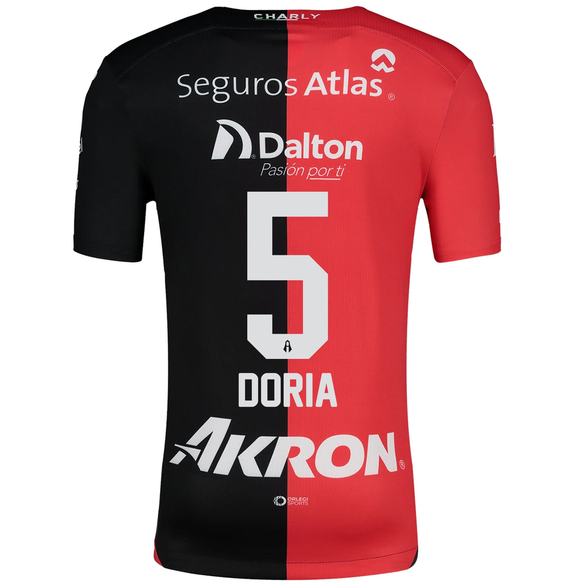 Charly Atlas Matheus Doria Home Jersey 24/25 (Red/Black) | SoccerWearhouse