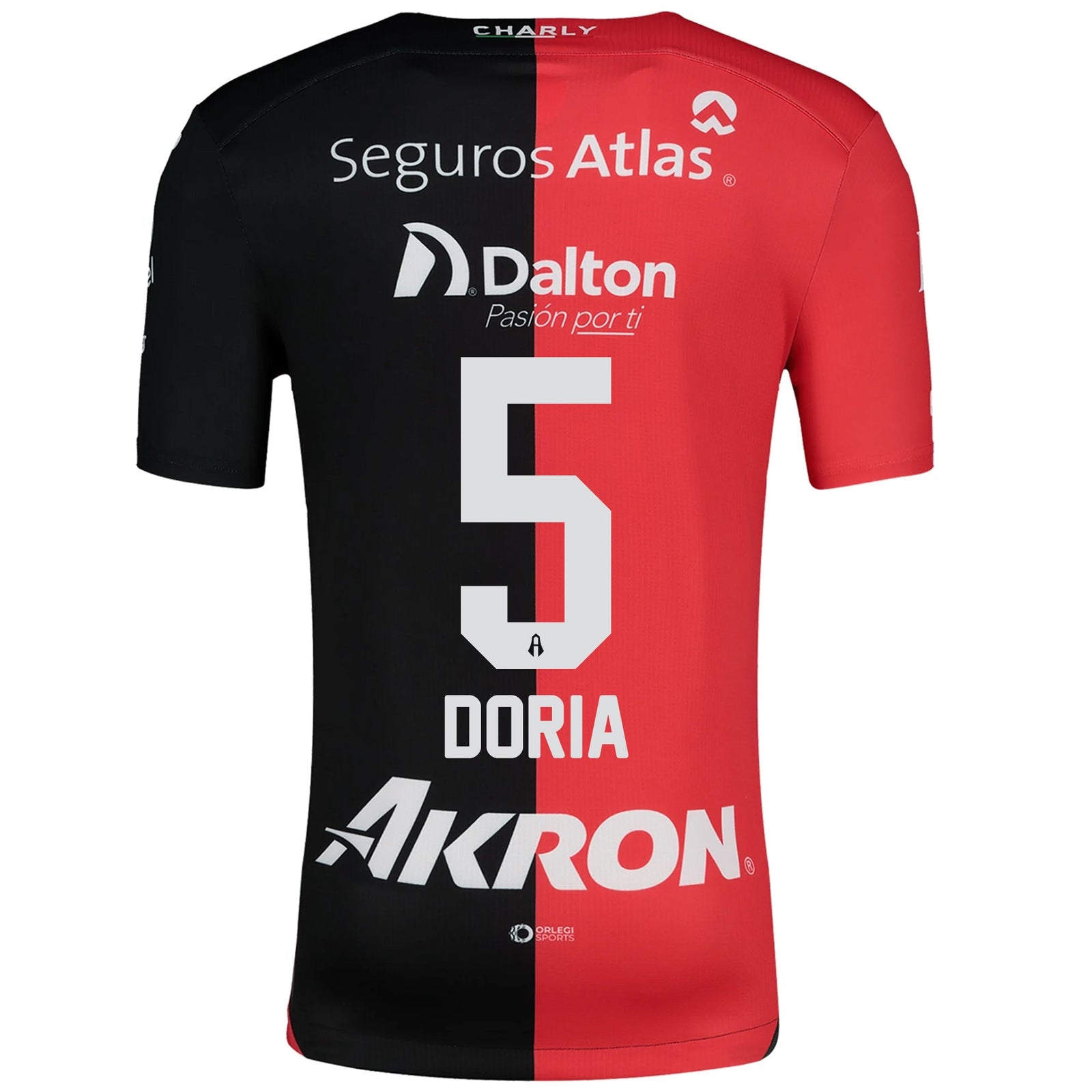 Charly Atlas Matheus Doria Home Jersey 24/25 (Red/Black) | SoccerWearhouse