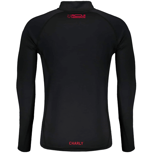 Charly Atlas Training Top Jacket (Black/Red) | SoccerWearhouse