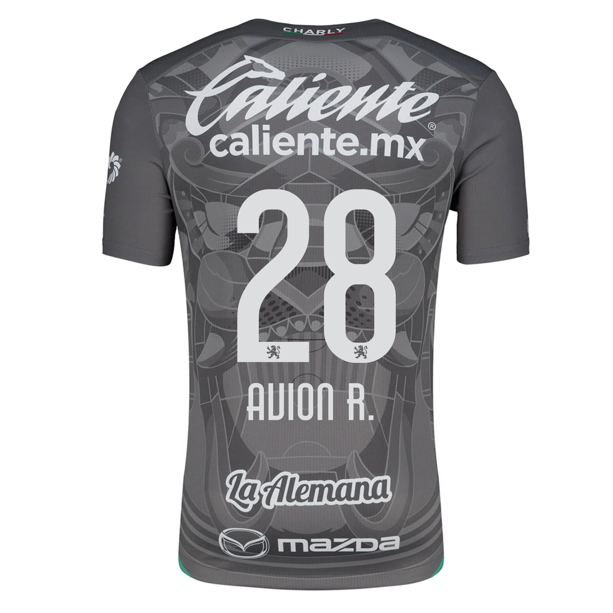Charly Avion Ramirez Leon Third Jersey 24/25 (Grey/Green) | SoccerWearhouse