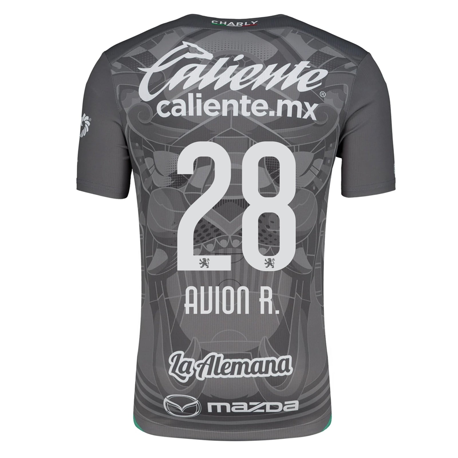 Charly Avion Ramirez Leon Third Jersey 24/25 (Grey/Green) | SoccerWearhouse