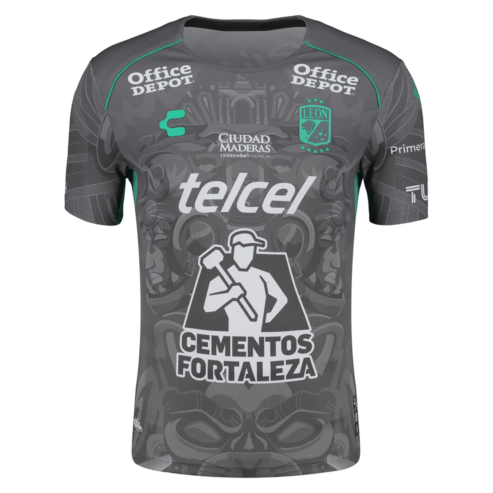 Charly James Rodriguez Leon Third Jersey 24/25 (Grey/Green) | SoccerWearhouse
