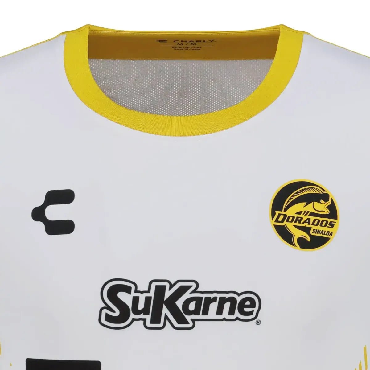 Charly Dorados 25/26 Away Jersey (White/Gold) | SoccerWearhouse