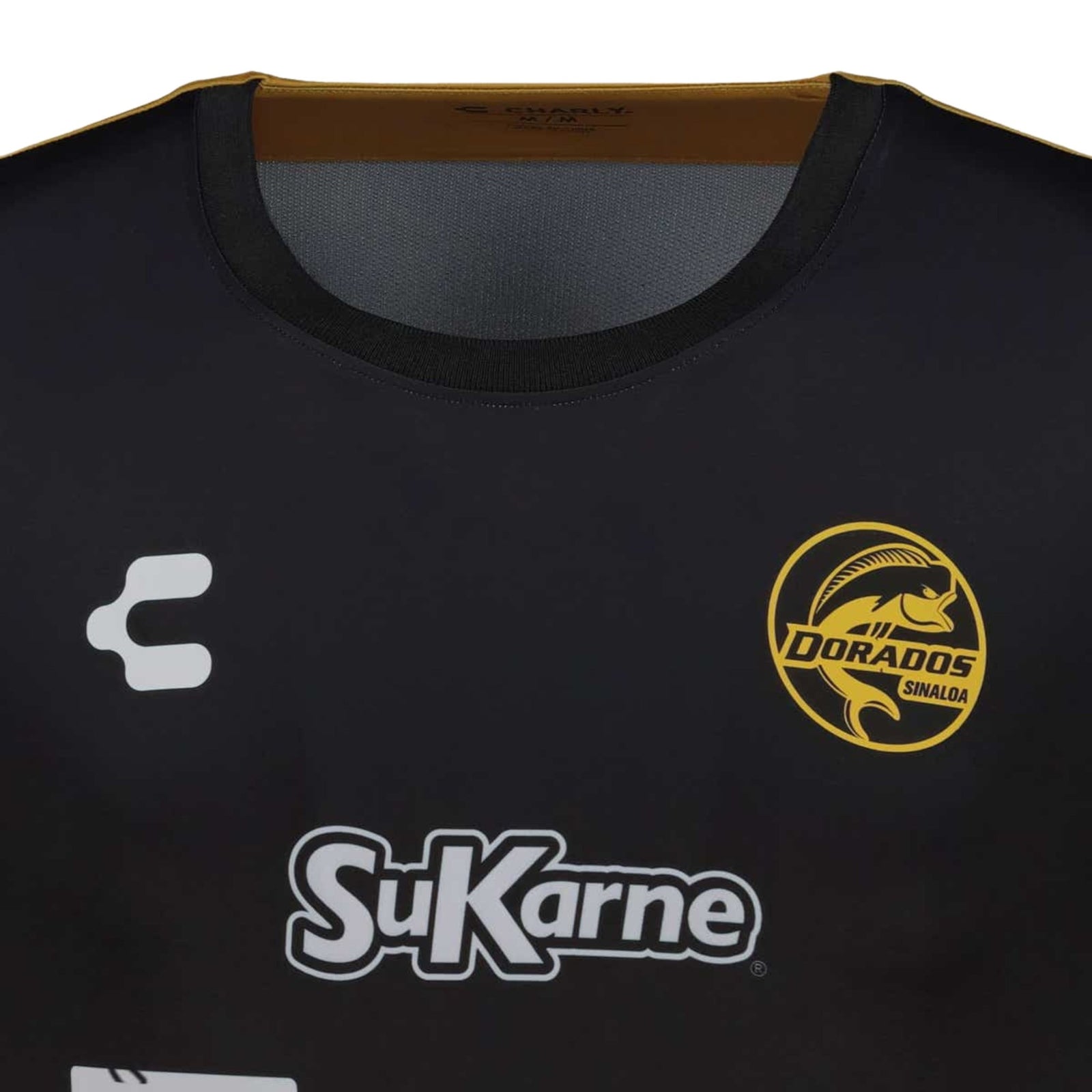 Charly Dorados 25/26 Home Jersey (Black/Gold) | SoccerWearhouse