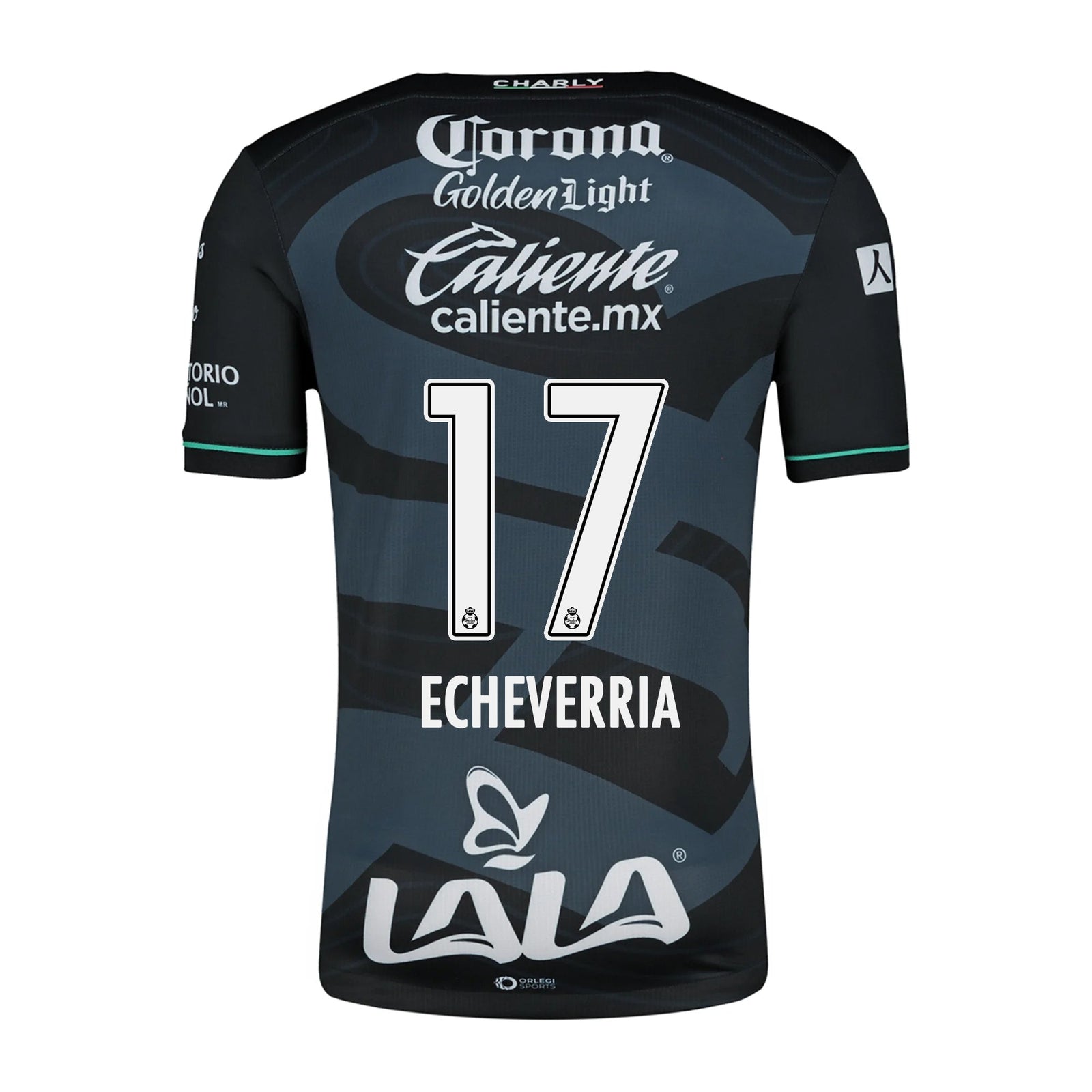 Charly Emmanuel Echeverria Santos Third Jersey 24/25 (Black/Grey) | SoccerWearhouse