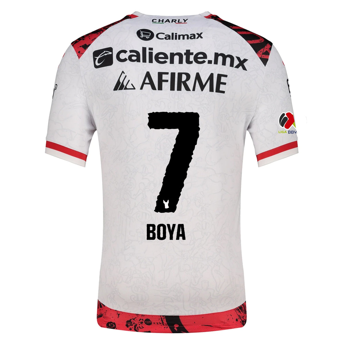 Charly Frank Boya Men's Xolos De Tijuana Away Jersey 25/26 w/ BBVA MX Patch (White) | SoccerWearhouse