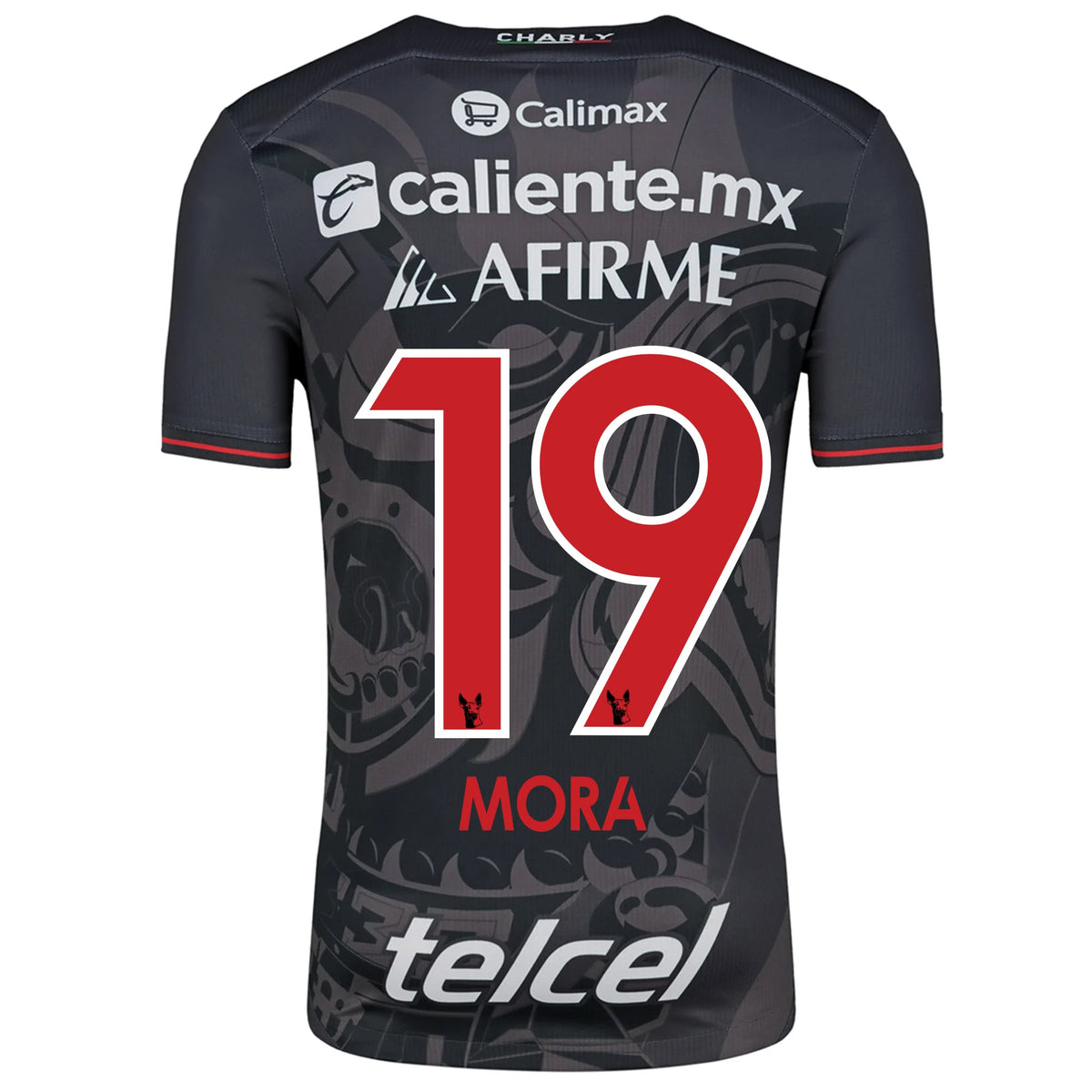 Charly Gilberto Mora Xolos de Tijuana Third Jersey 24/25 (Black/Red) | SoccerWearhouse