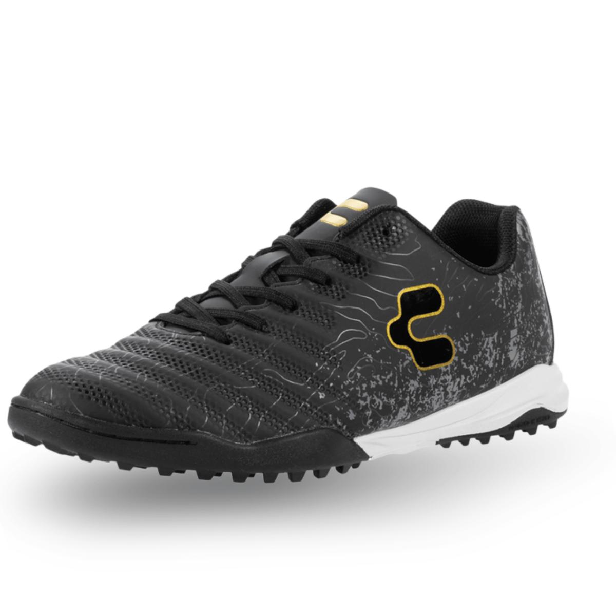 Charly Hotcross 4.0 TF Turf Soccer Shoes (Black/Gold) | SoccerWearhouse