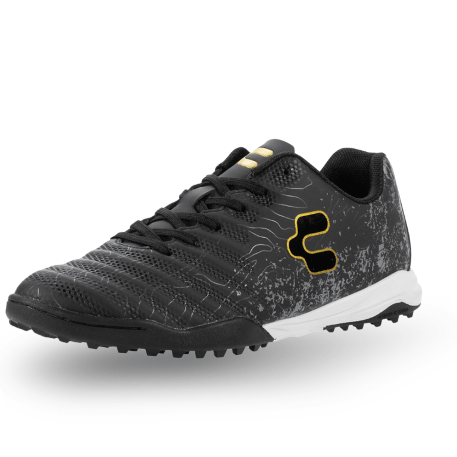 Charly Hotcross 4.0 TF Turf Soccer Shoes (Black/Gold) | SoccerWearhouse