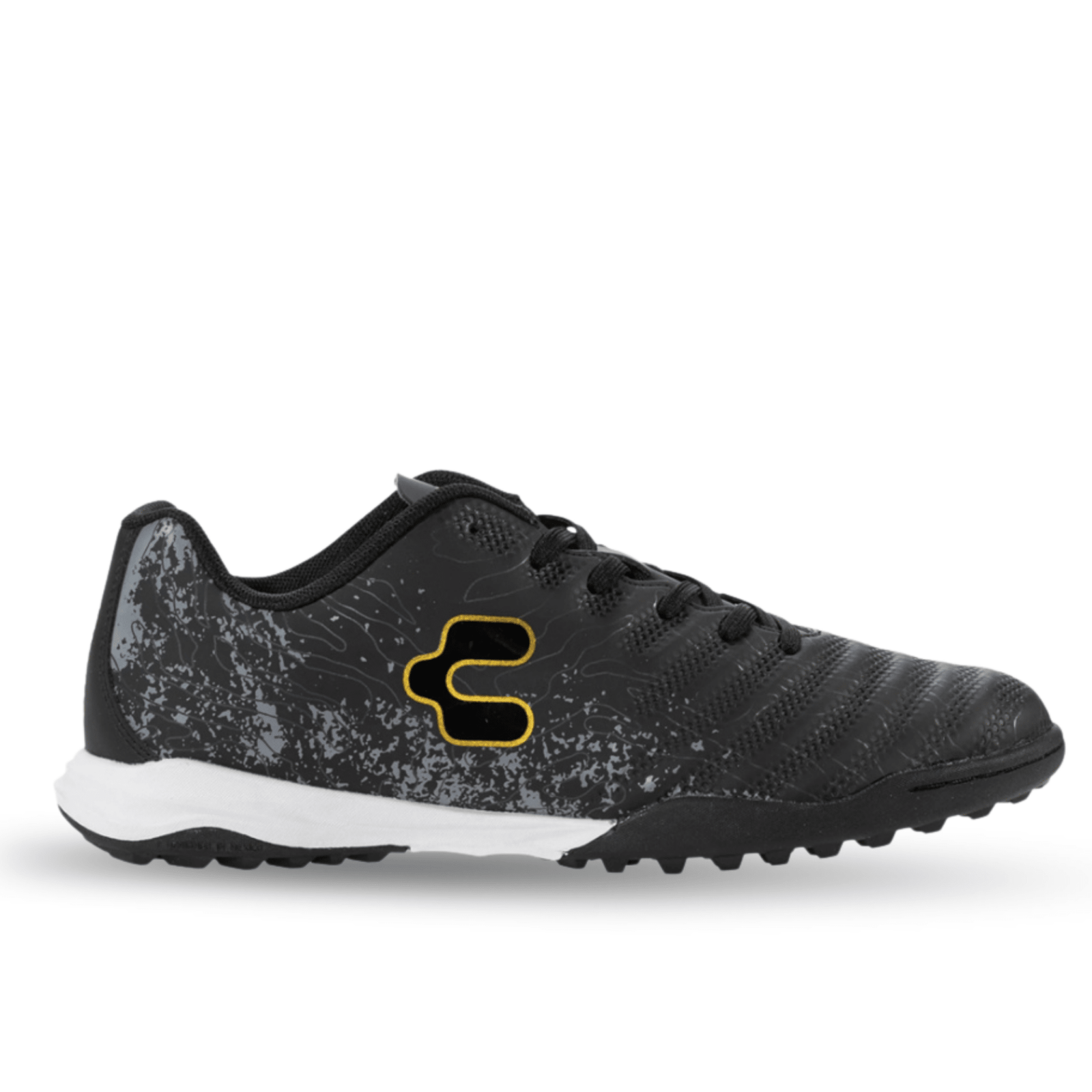 Charly Hotcross 4.0 TF Turf Soccer Shoes (Black/Gold) | SoccerWearhouse