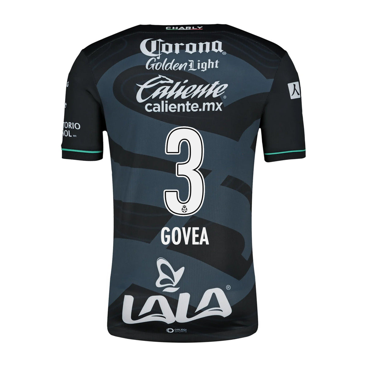 Charly Ismael Govea Santos Third Jersey 24/25 (Black/Grey) | SoccerWearhouse