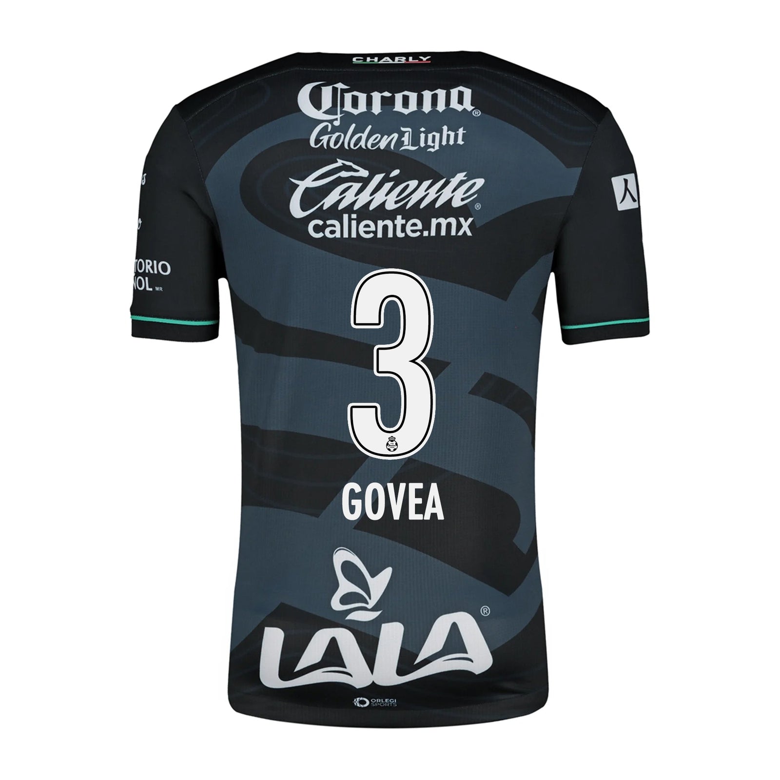 Charly Ismael Govea Santos Third Jersey 24/25 (Black/Grey) | SoccerWearhouse