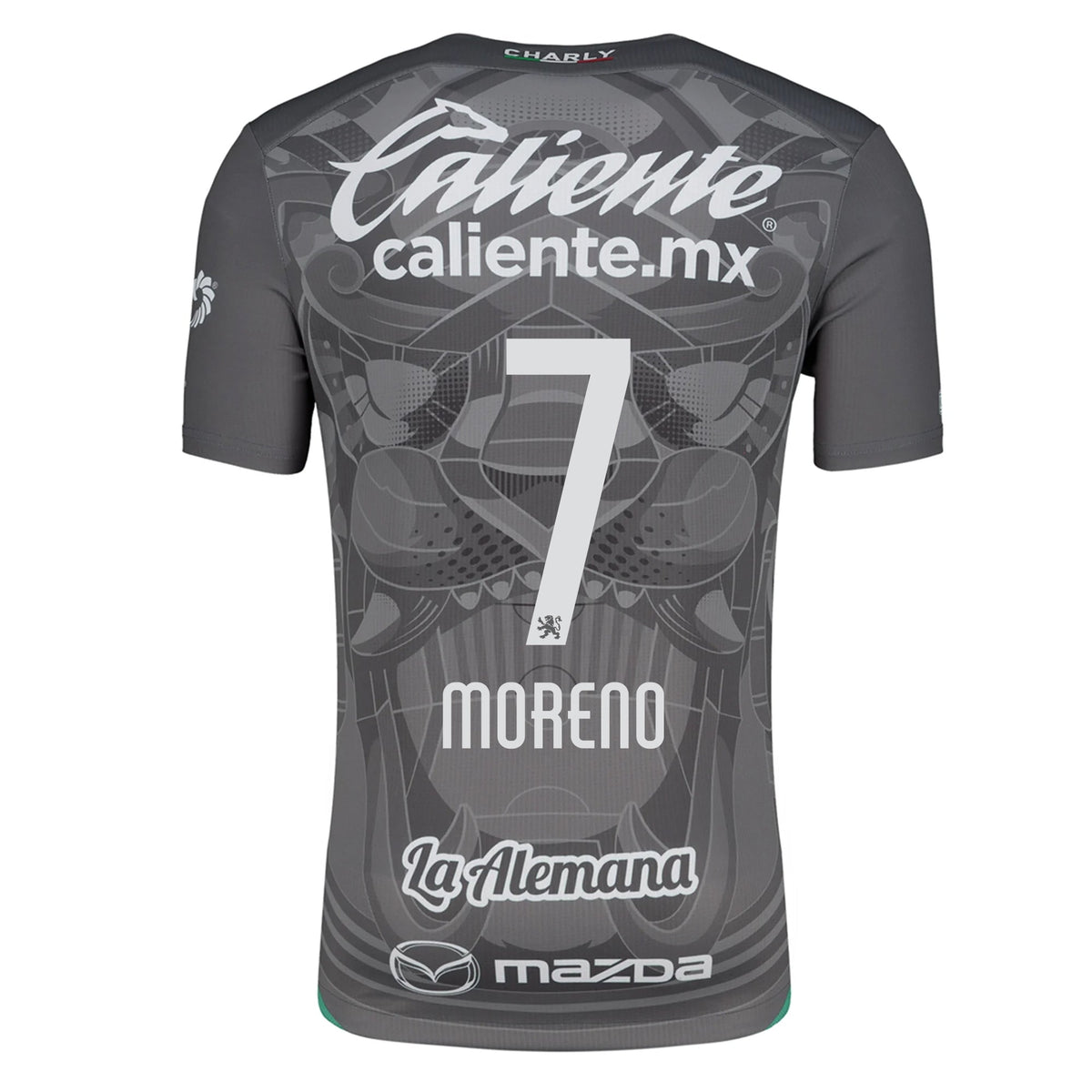 Charly Ivan Moreno Leon Third Jersey 24/25 (Grey/Green) | SoccerWearhouse