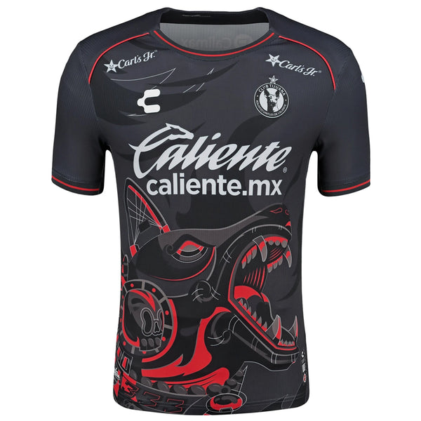 Charly Gilberto Mora Xolos de Tijuana Third Jersey 24/25 (Black/Red)