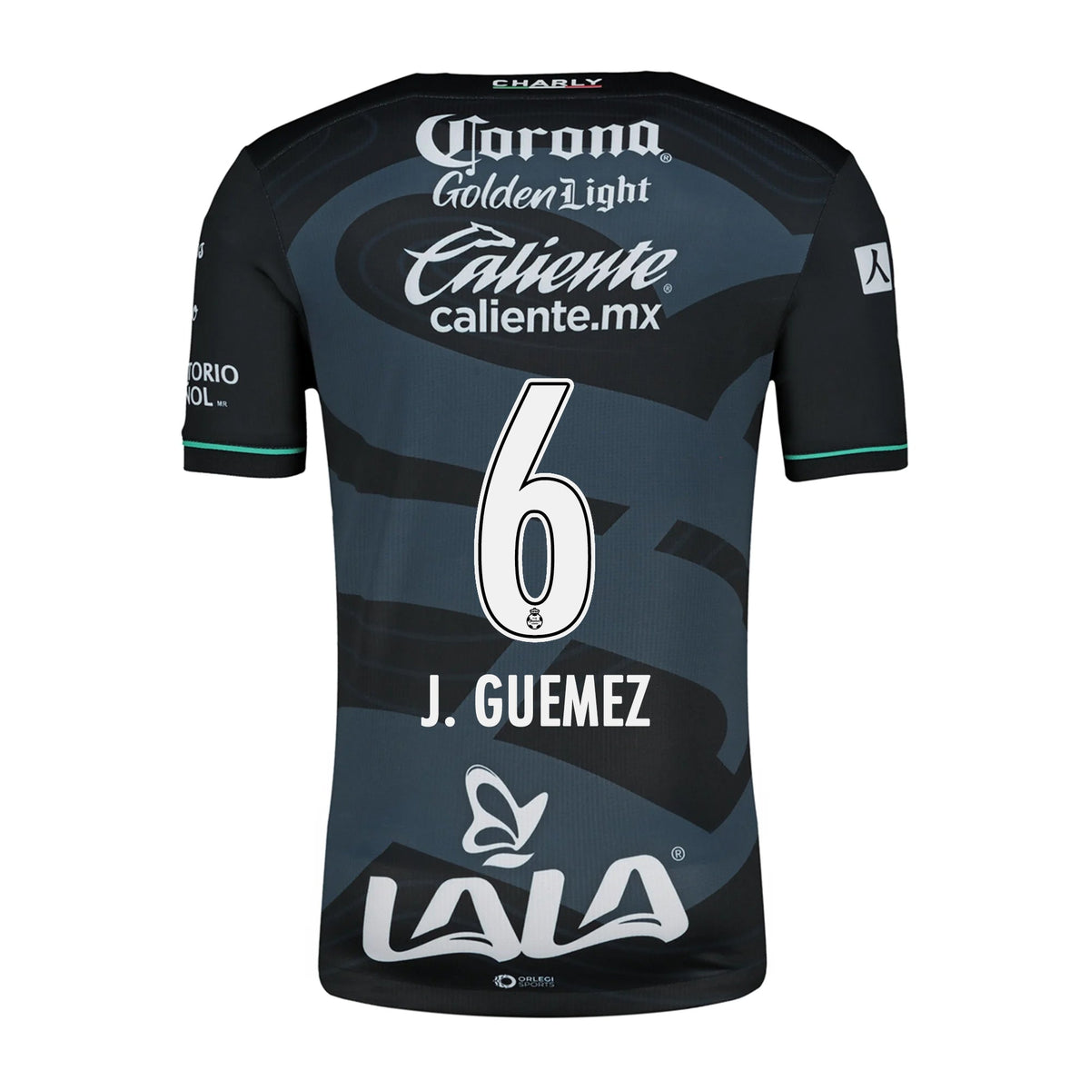 Charly Javier Guemez Santos Third Jersey 24/25 (Black/Grey) | SoccerWearhouse