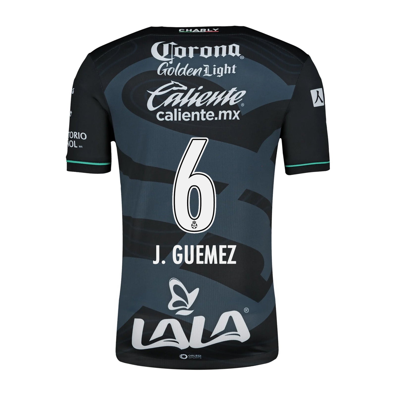 Charly Javier Guemez Santos Third Jersey 24/25 (Black/Grey) | SoccerWearhouse